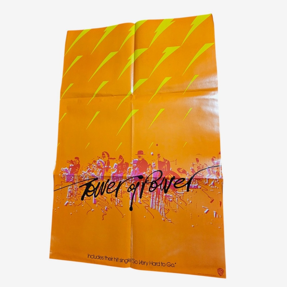 Tower of Power Self Titled 24x36 Vintage 1973 Promo Poster Warner Bros Jazz